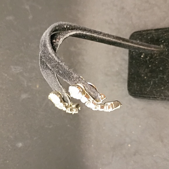 Elegant Silver and Gold Drop Earrings - Picture 2 of 3